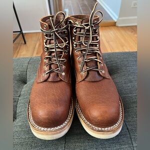 Nicks Peanut Bison wedge sole boots Size 11.5E